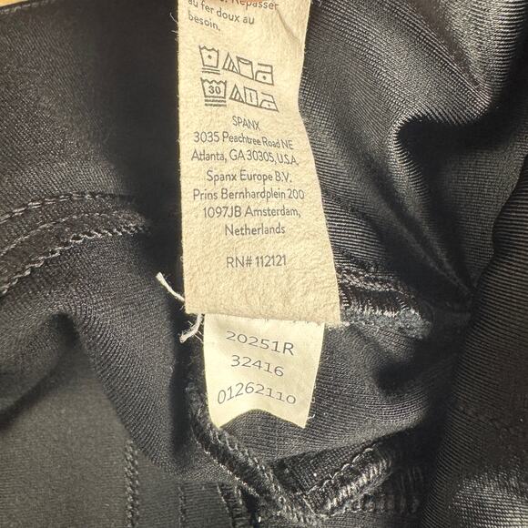 Spanx Women’s Black Ponte Pull-On‎ Slim Ankle Pants Size Large Comfort Workwear - Picture 10 of 14